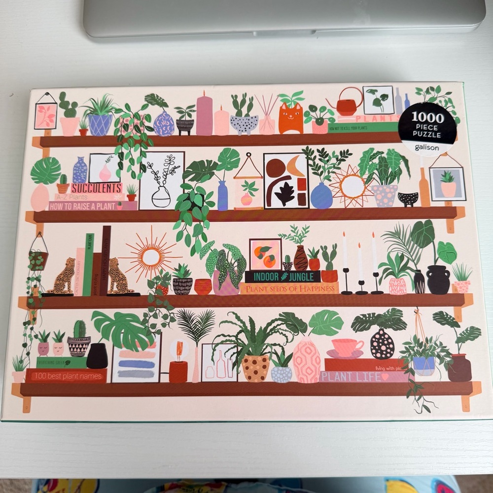 Galison Plant Shelfie 1000 Piece Jigsaw Puzzle
